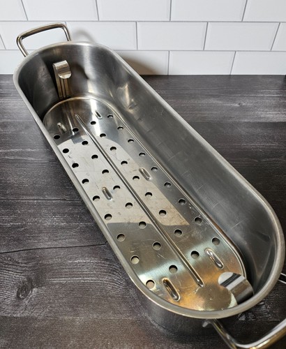 Stainless steel fish poacher - stainless,